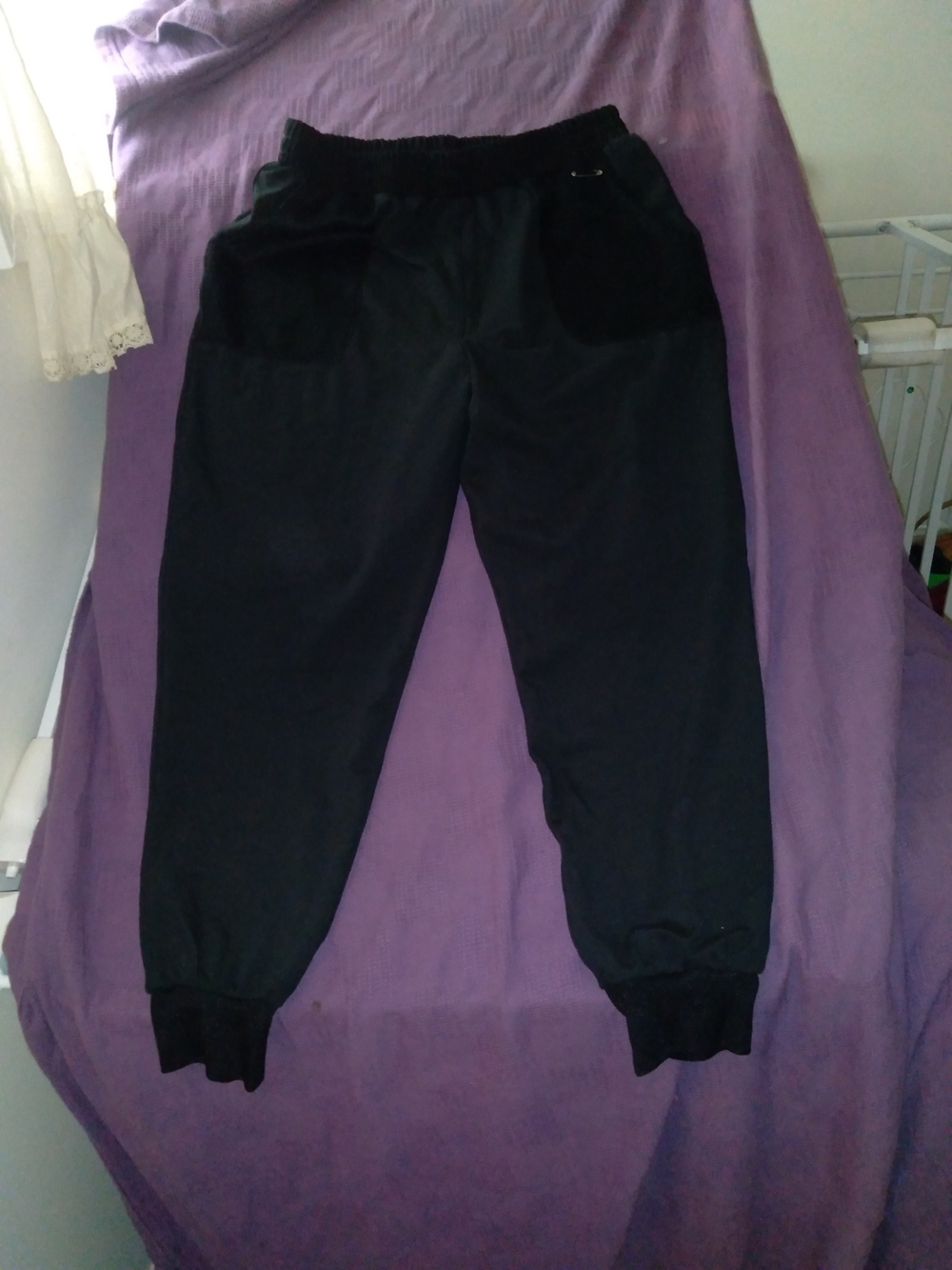 Forever 21 Black Jogger Pants - Mesh Pocket